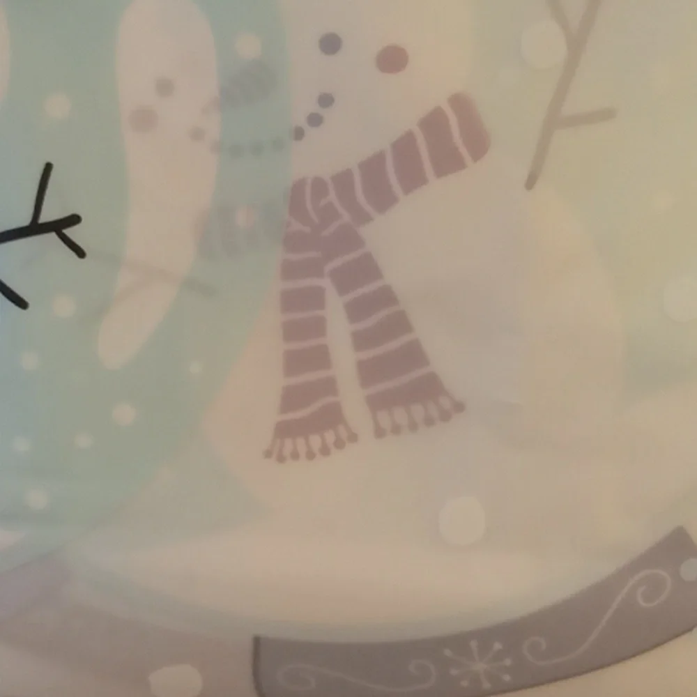 Christmas Snowman Shower Curtain New